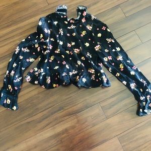 Top shop floral blouse